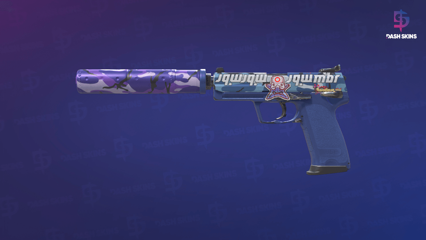 USP-S | Alpine Camo (Minimal Wear) Screenshot Playside