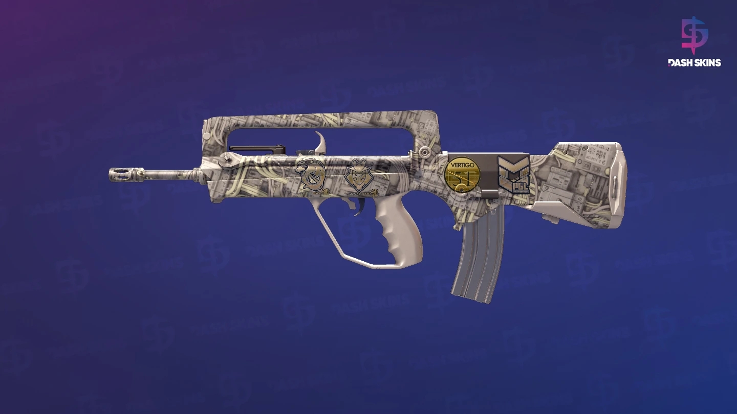 Souvenir FAMAS | Faulty Wiring (Factory New) Screenshot Playside