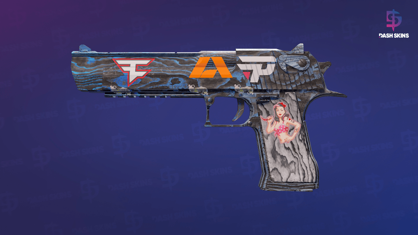 Desert Eagle | Blue Ply (Battle-Scarred) Screenshot Playside