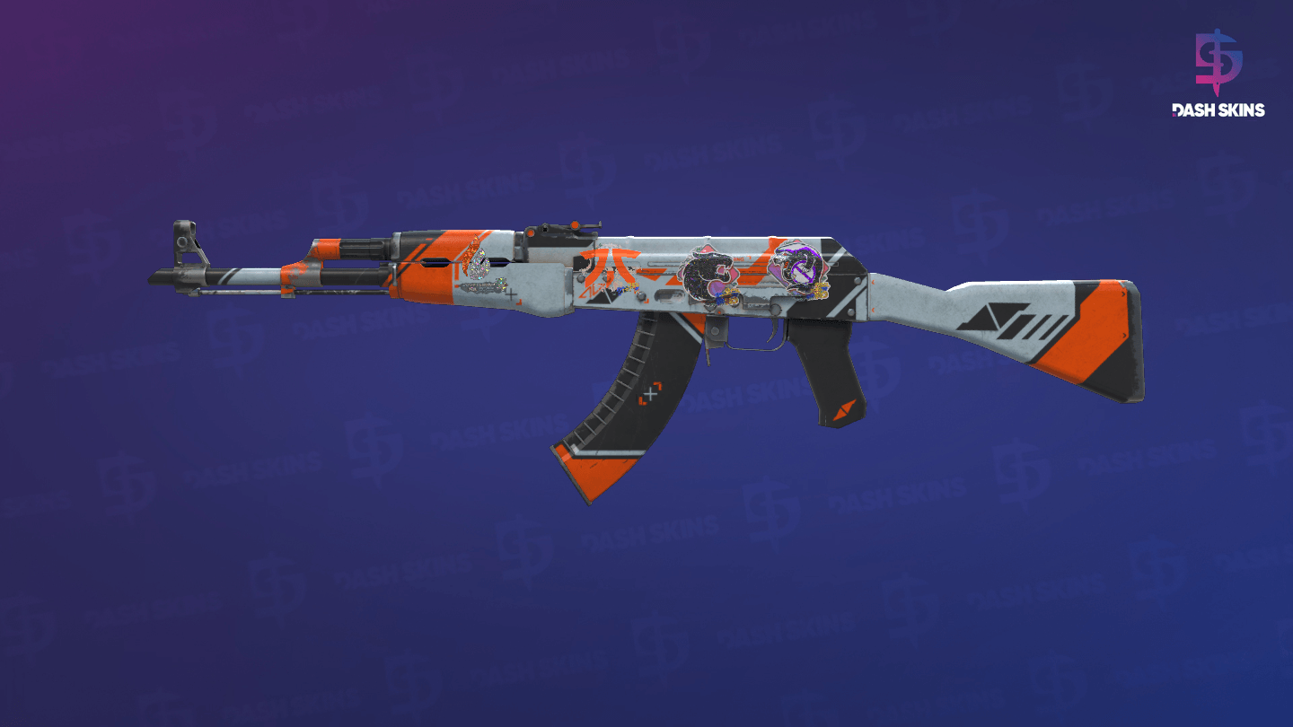 AK-47 | Asiimov (Well-Worn) Screenshot Playside