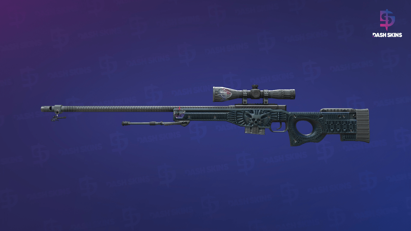 AWP | Exoskeleton (Well-Worn) Screenshot Playside