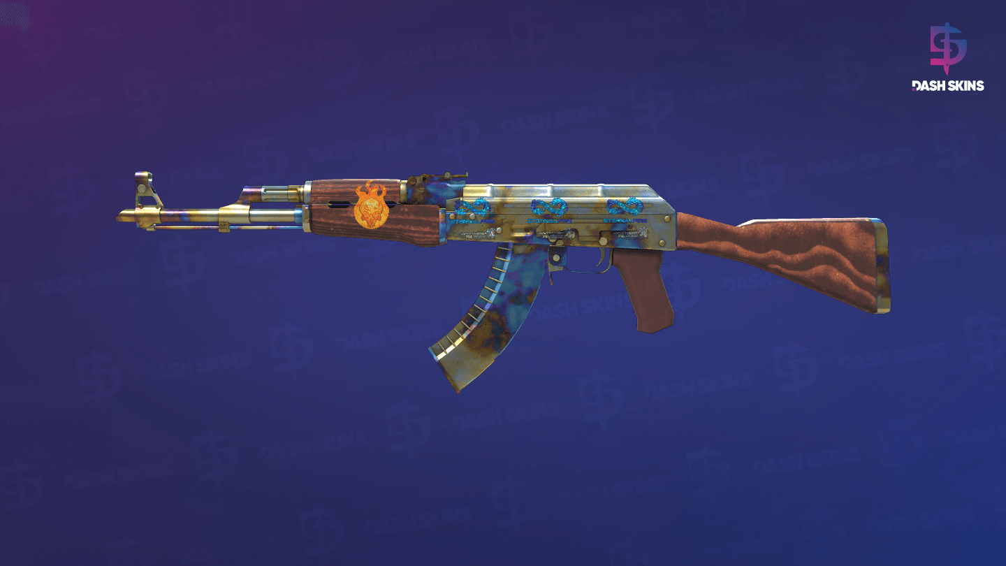 AK-47 | Case Hardened (Minimal Wear) Screenshot Playside
