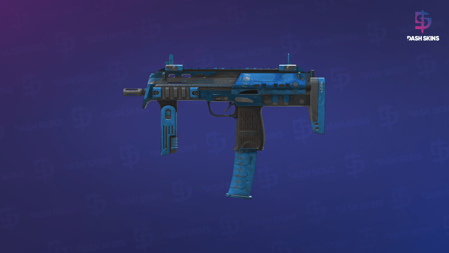 MP7 | Cirrus (Battle-Scarred) Screenshot Playside