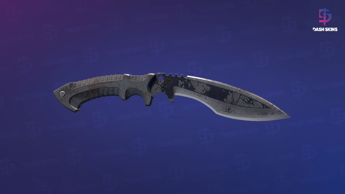 ★ Kukri Knife | Night Stripe (Battle-Scarred) Screenshot Playside