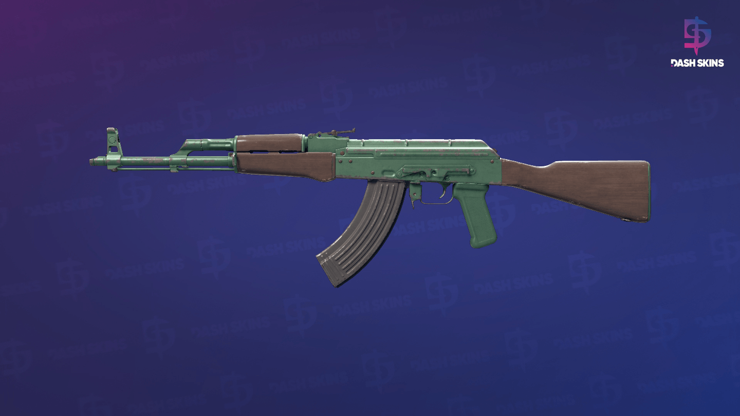 AK-47 | Wintergreen (Field-Tested) Screenshot Playside