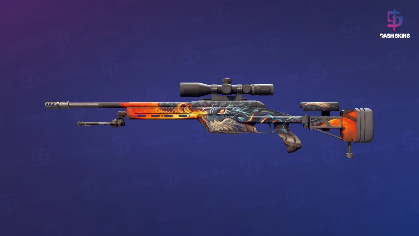 SSG 08 | Dragonfire (Field-Tested) Screenshot Playside