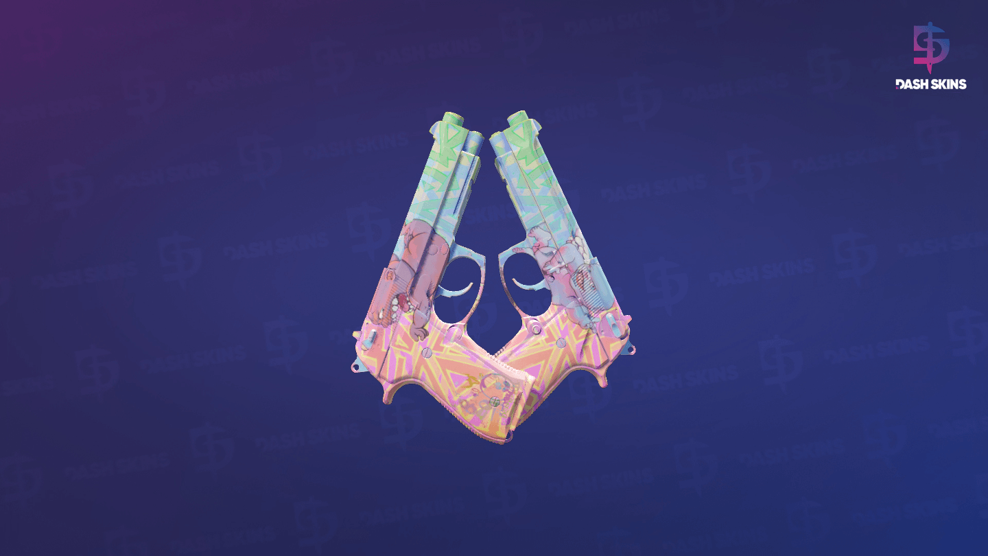 Dual Berettas | Sweet Little Angels (Minimal Wear) Screenshot Playside