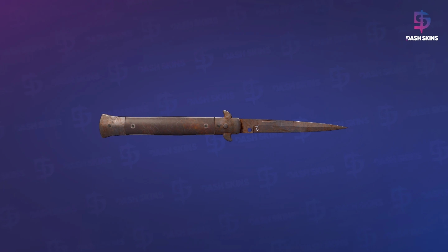 ★ StatTrak™ Stiletto Knife | Rust Coat (Battle-Scarred) Screenshot Playside