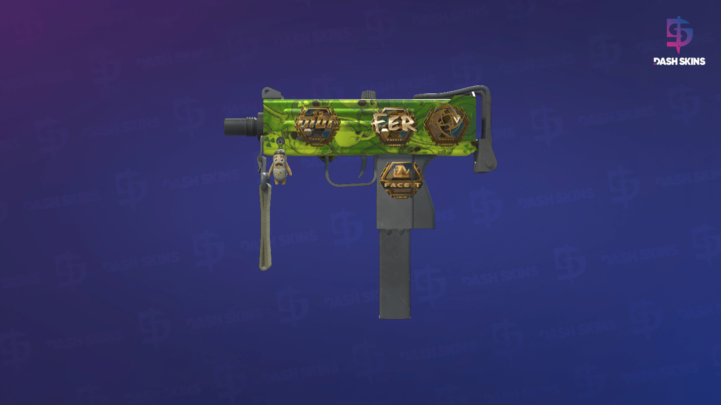 Souvenir MAC-10 | Nuclear Garden (Minimal Wear) Screenshot Playside