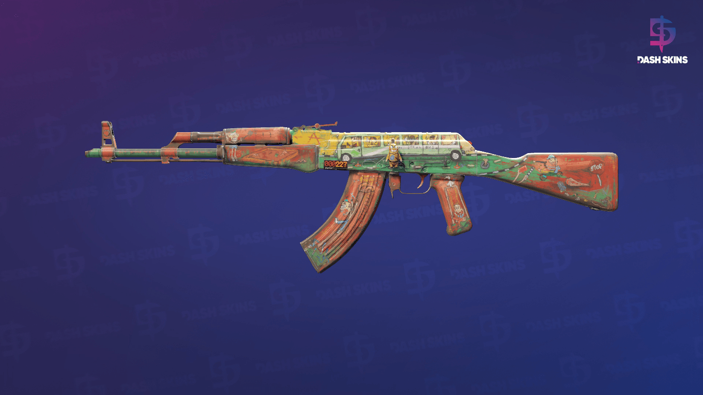 StatTrak™ AK-47 | The Outsiders (Field-Tested) Screenshot Playside