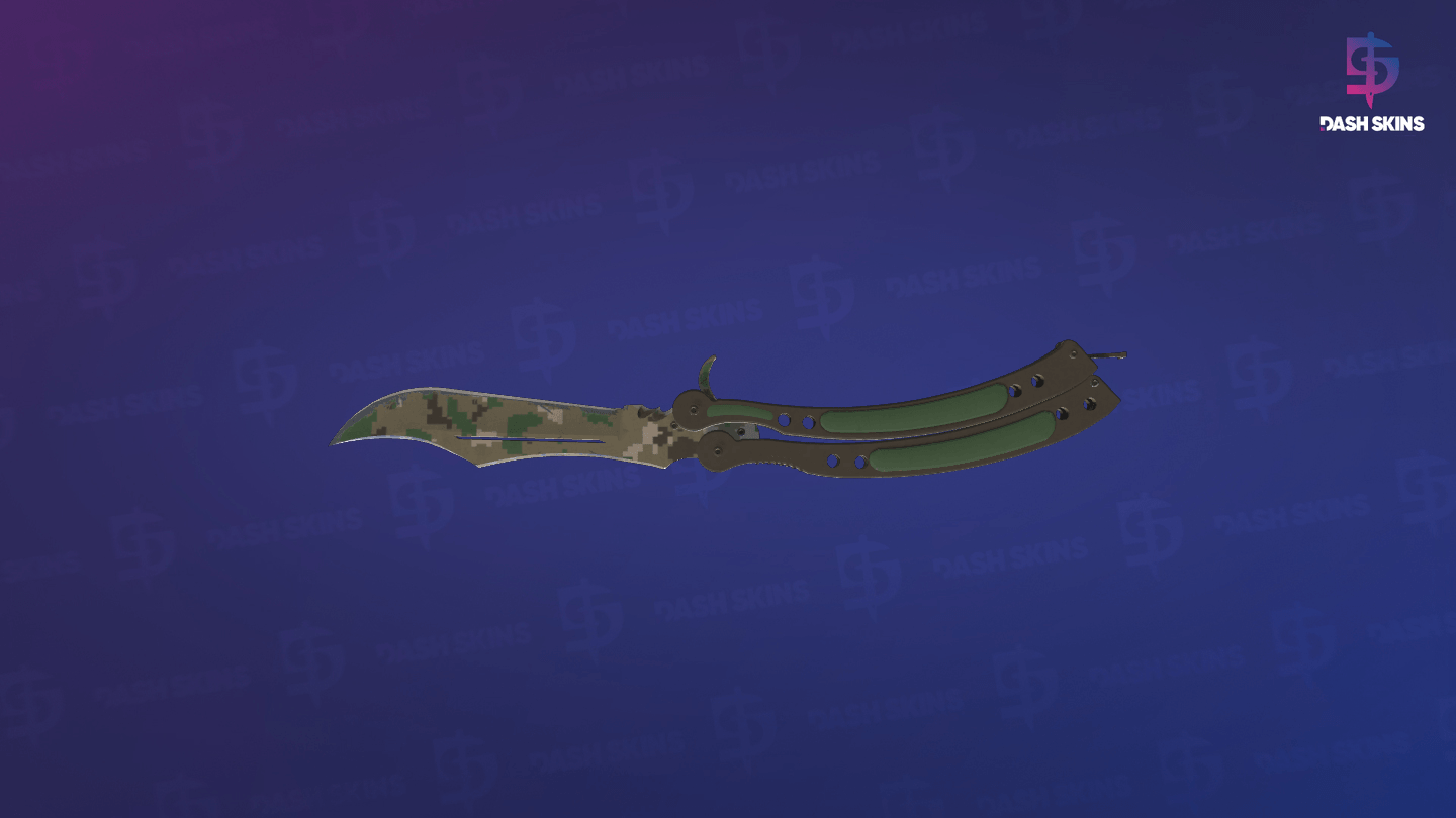 ★ Butterfly Knife | Forest DDPAT (Field-Tested) Screenshot Playside
