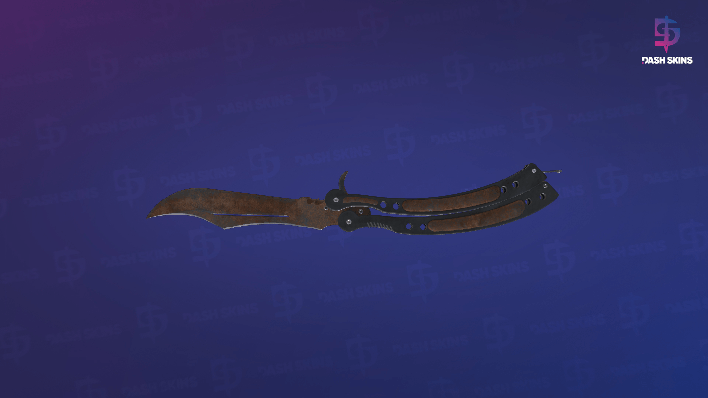 ★ Butterfly Knife | Rust Coat (Battle-Scarred) Screenshot Playside