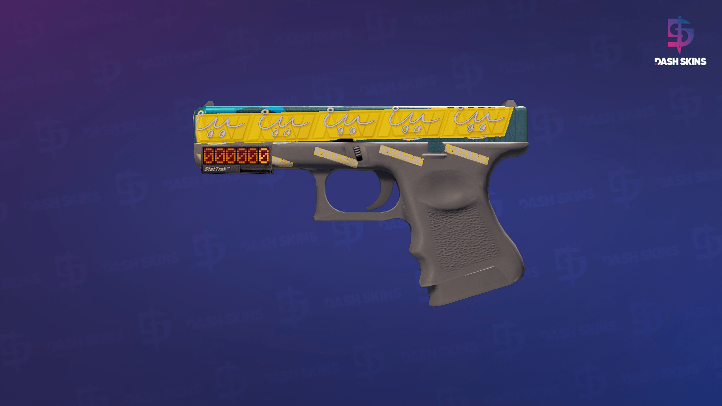 StatTrak™ Glock-18 | Bunsen Burner (Field-Tested) Screenshot Playside