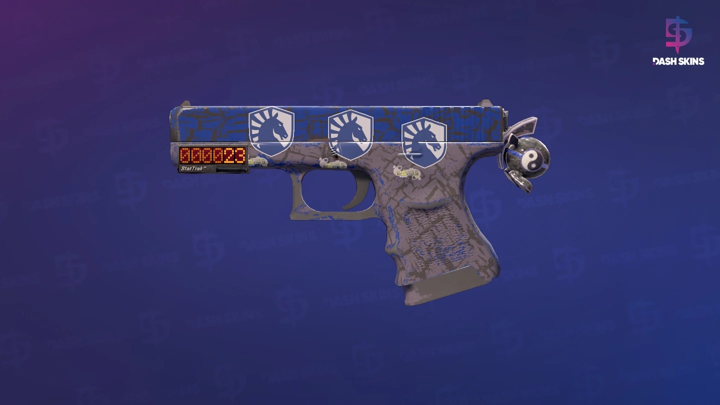 StatTrak™ Glock-18 | Blue Fissure (Field-Tested) Screenshot Playside