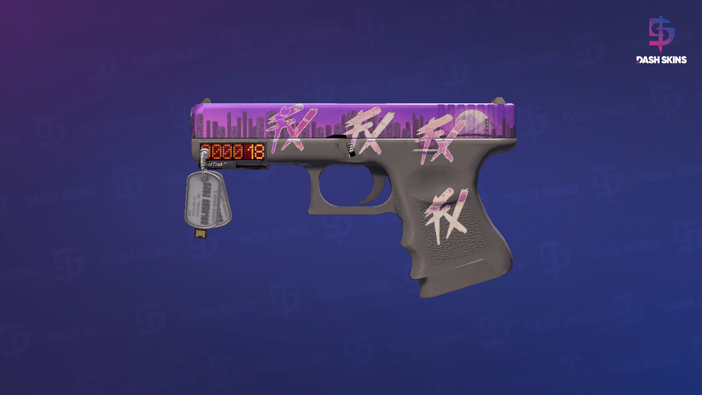 StatTrak™ Glock-18 | Moonrise (Factory New) Screenshot Playside