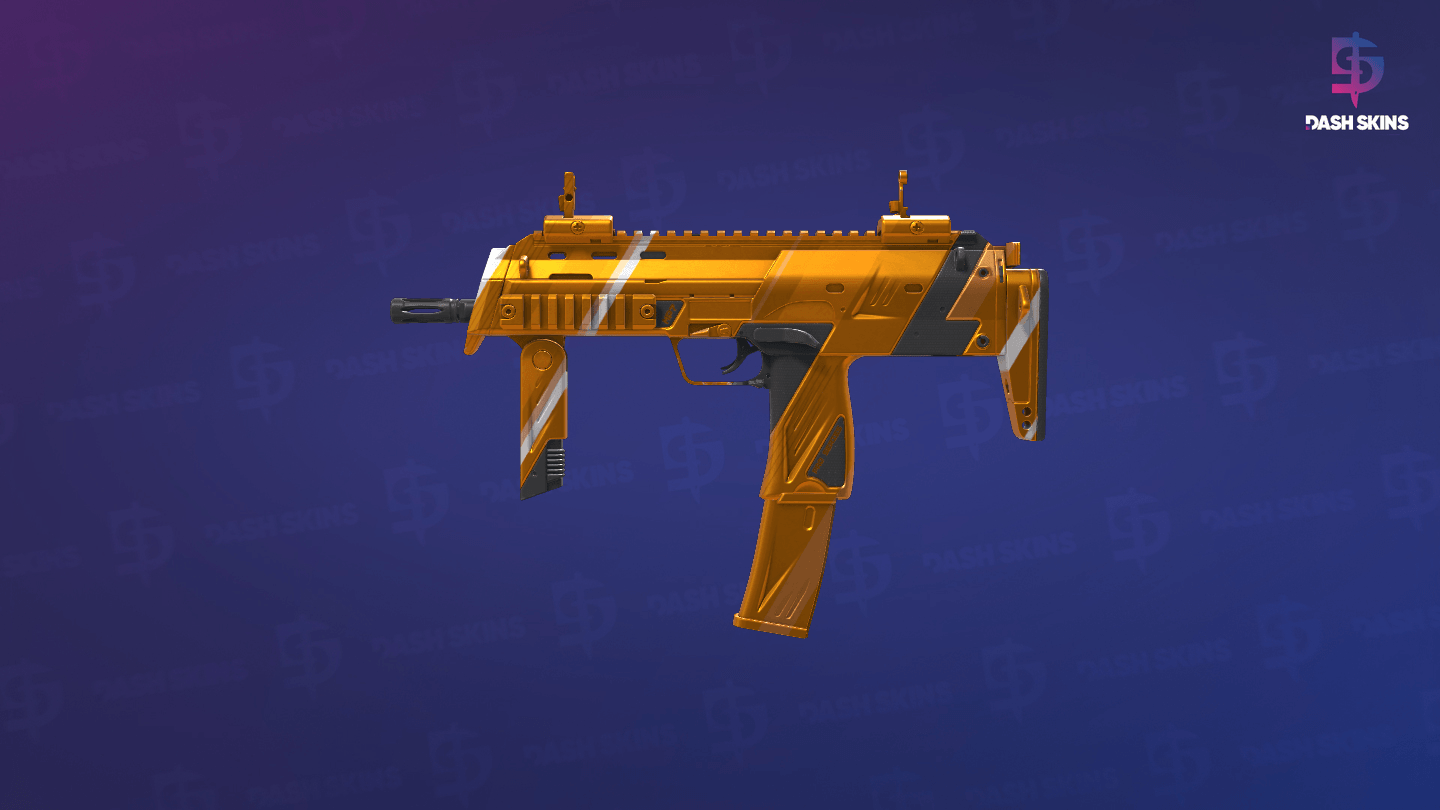 MP7 | Amberline (Minimal Wear) Screenshot Playside