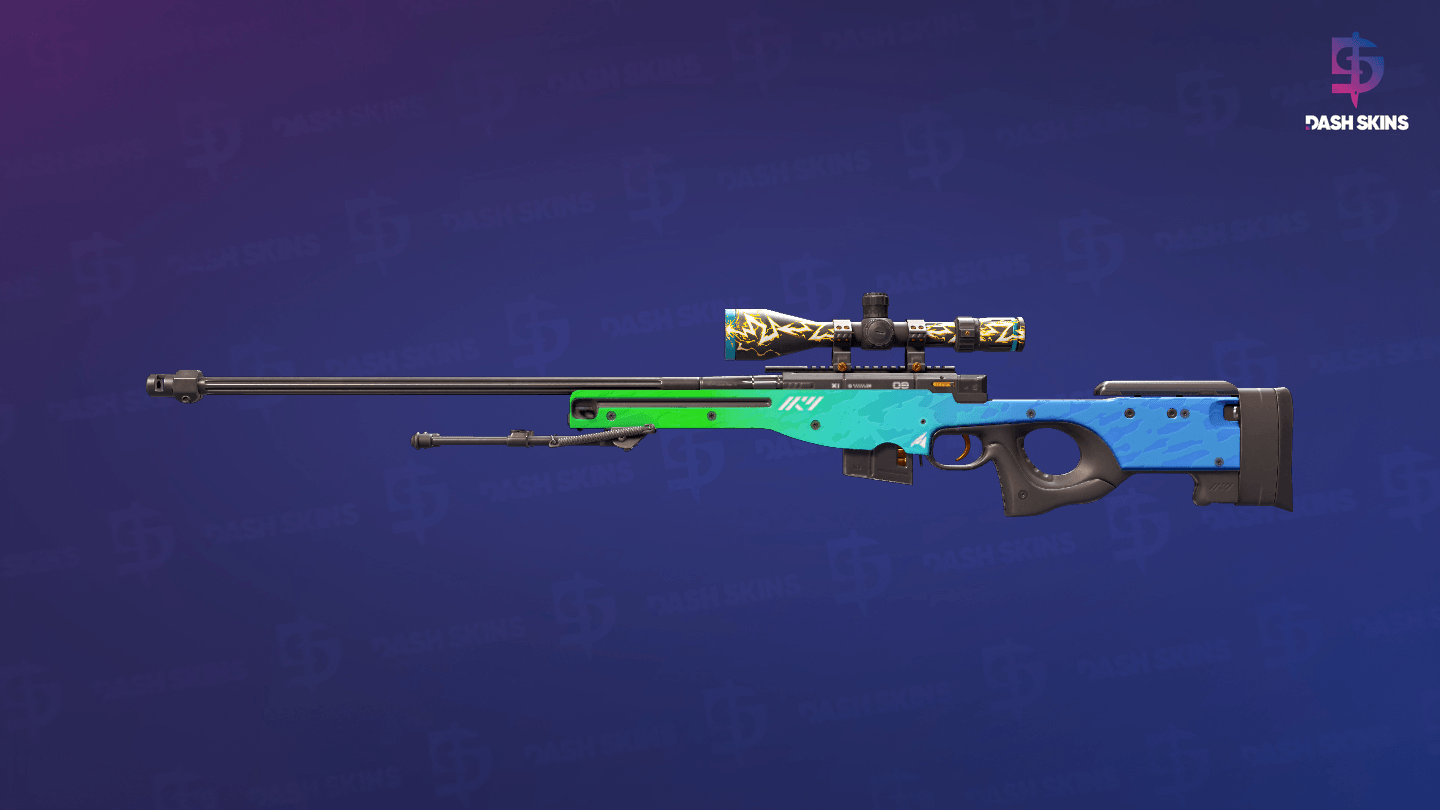 AWP | Ice Coaled (Minimal Wear) Screenshot Playside