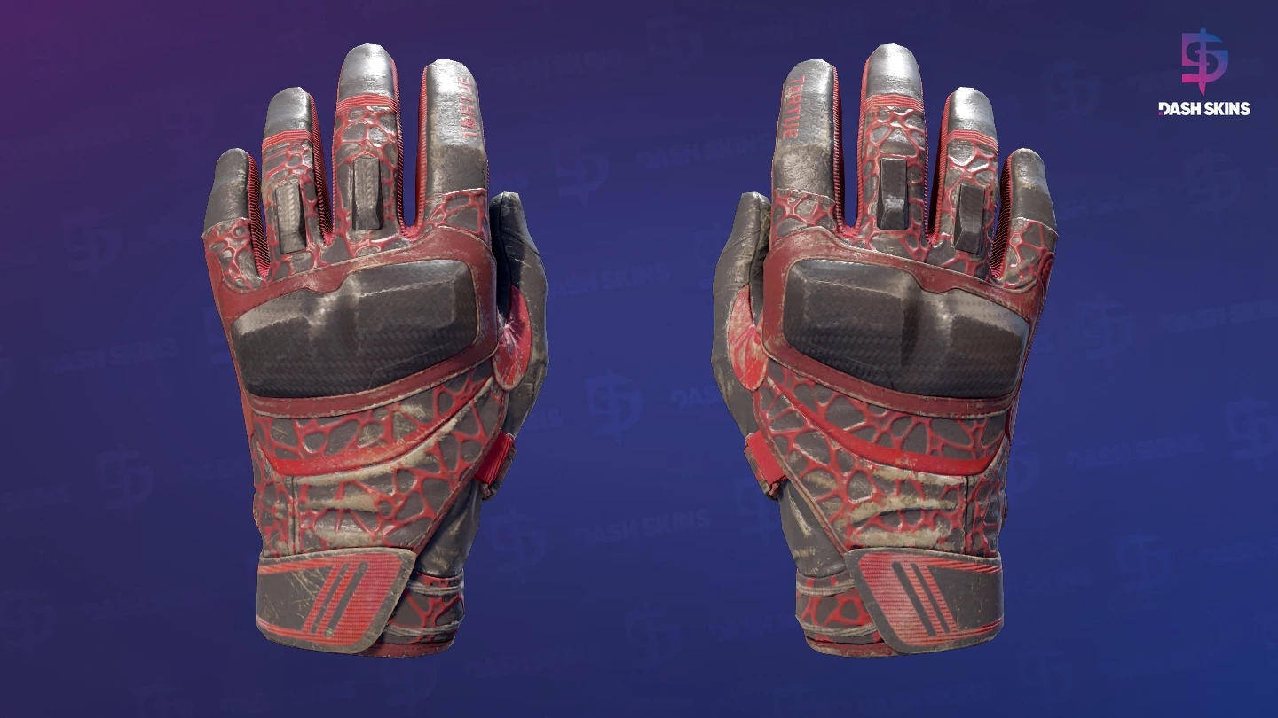 ★ Moto Gloves | Blood Pressure (Battle-Scarred) Screenshot Playside