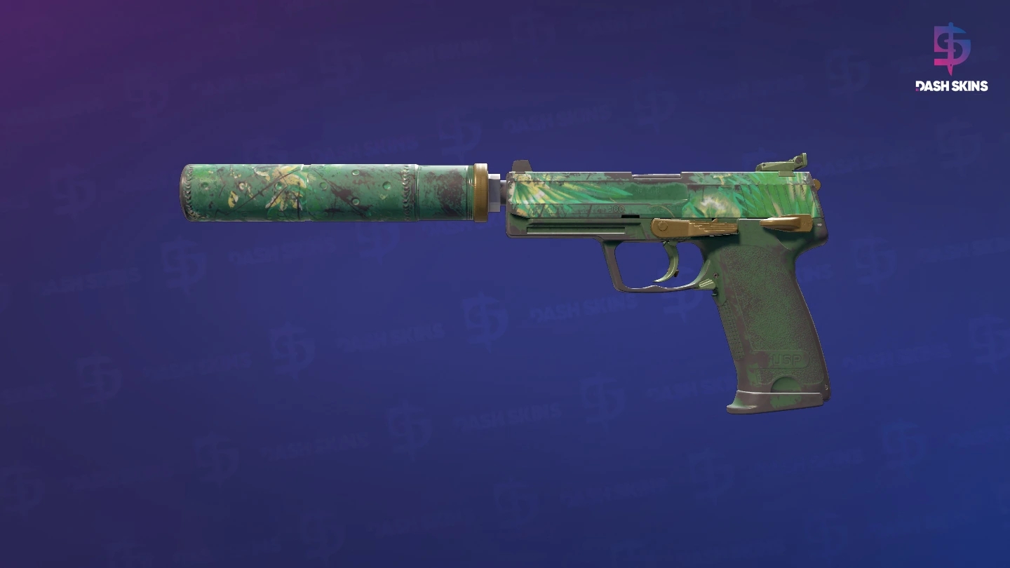 USP-S | Tropical Breeze (Well-Worn) Screenshot Playside