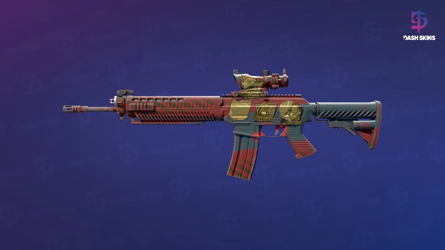 Souvenir SG 553 | Fallout Warning (Field-Tested) Screenshot Playside