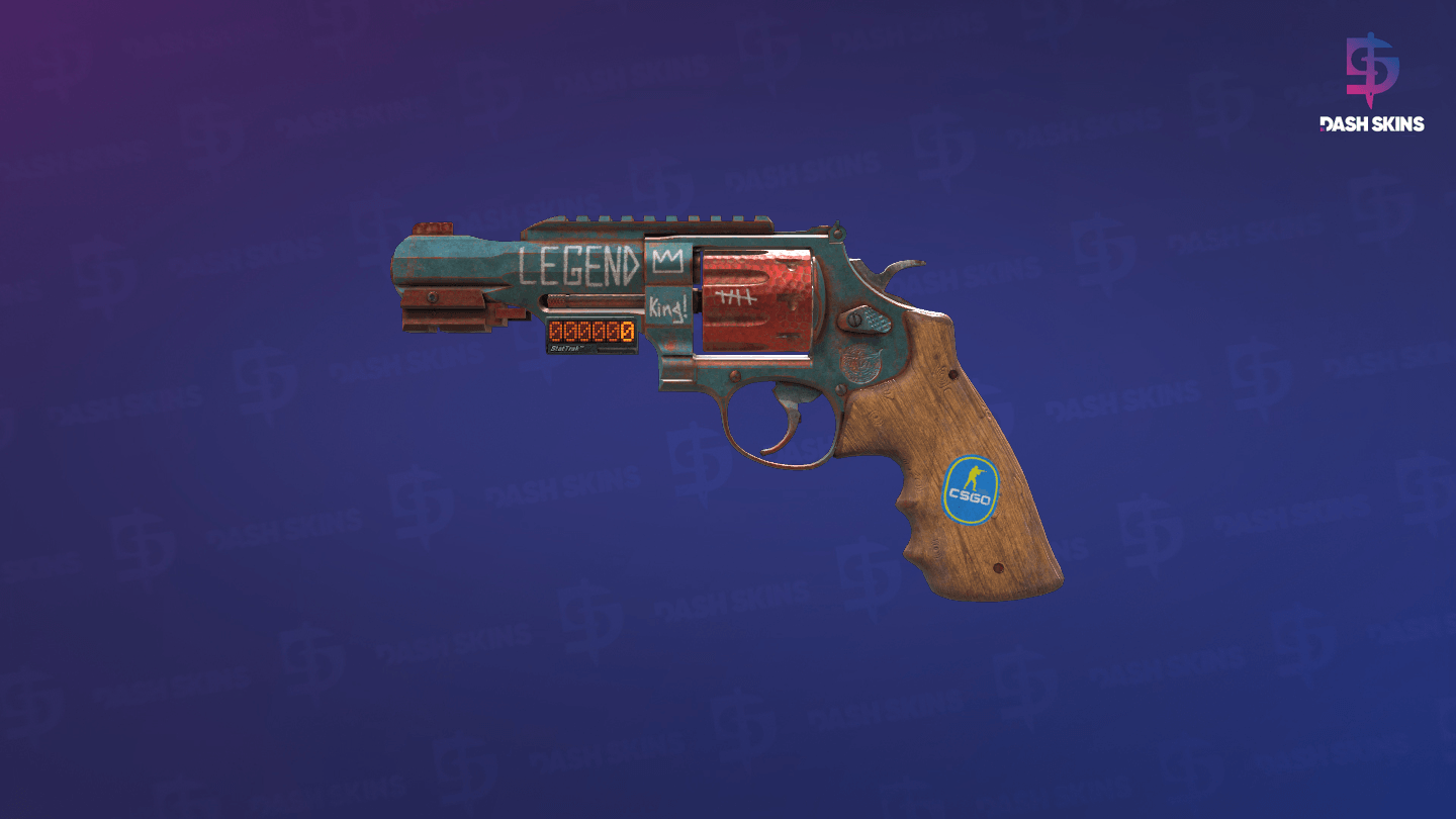 StatTrak™ R8 Revolver | Junk Yard (Well-Worn) Screenshot Playside