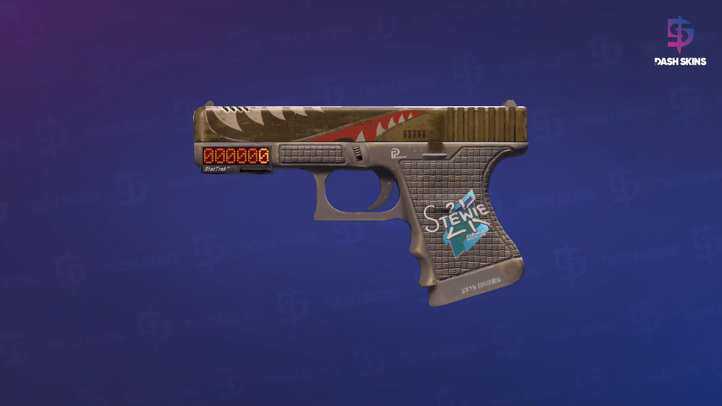 StatTrak™ Glock-18 | Warhawk (Field-Tested) Screenshot Playside
