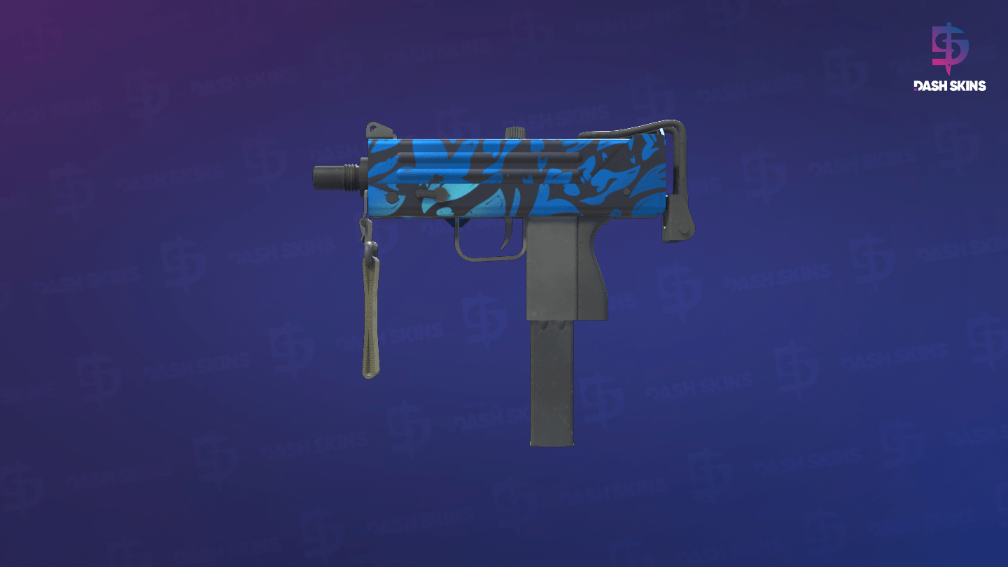 MAC-10 | Oceanic (Minimal Wear) Screenshot Playside