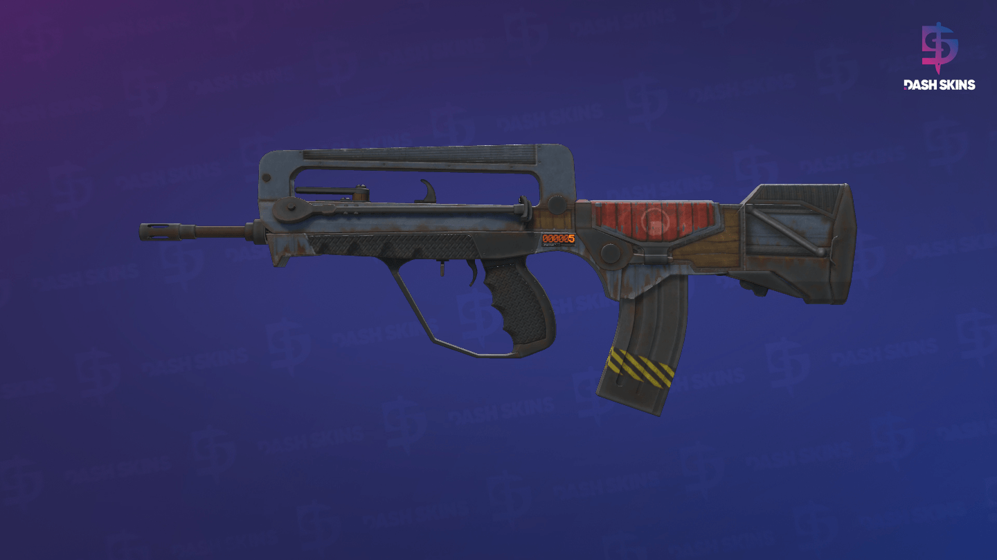 StatTrak™ FAMAS | Decommissioned (Battle-Scarred) Screenshot Playside