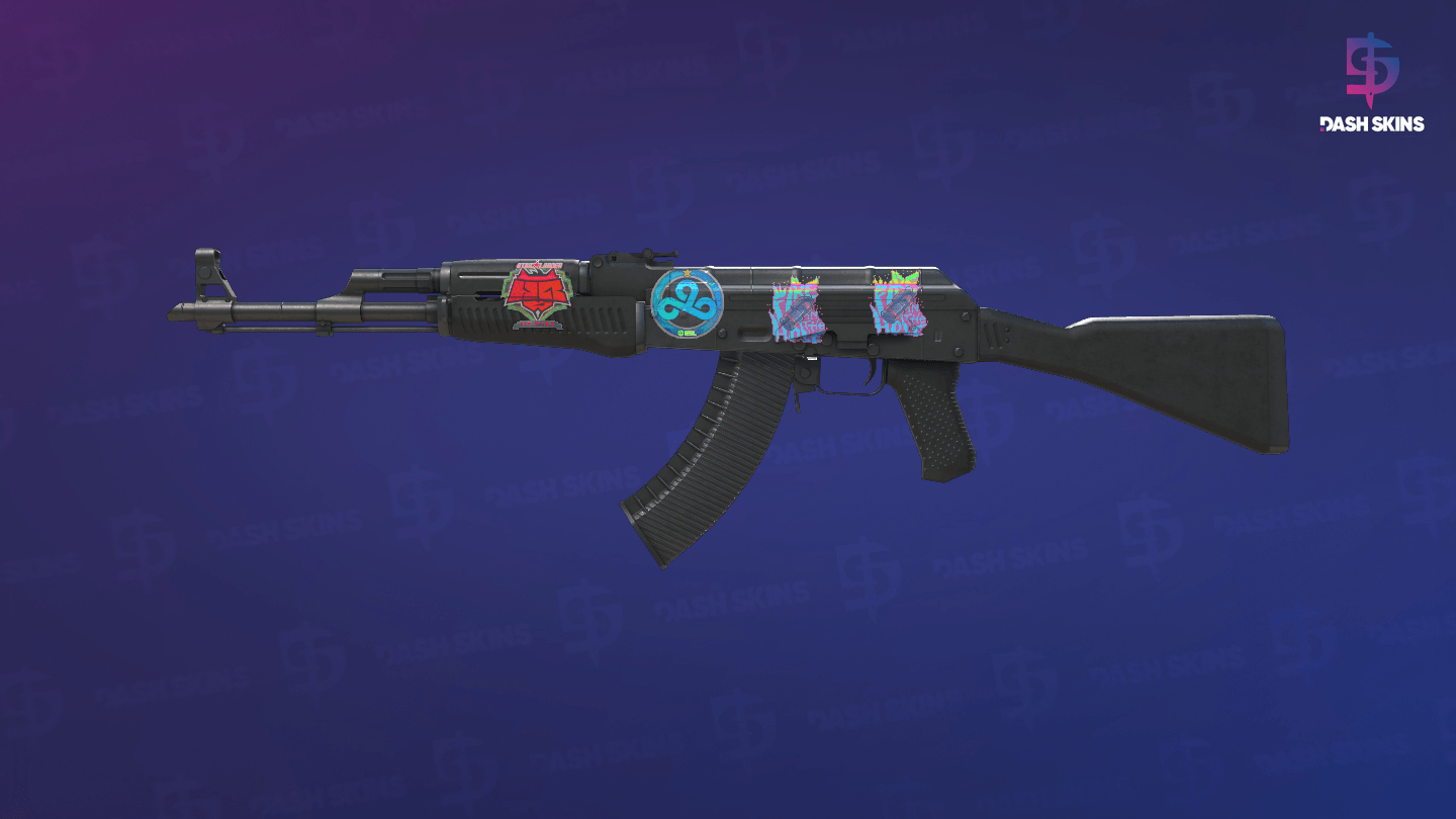 AK-47 | Slate (Well-Worn) Screenshot Playside