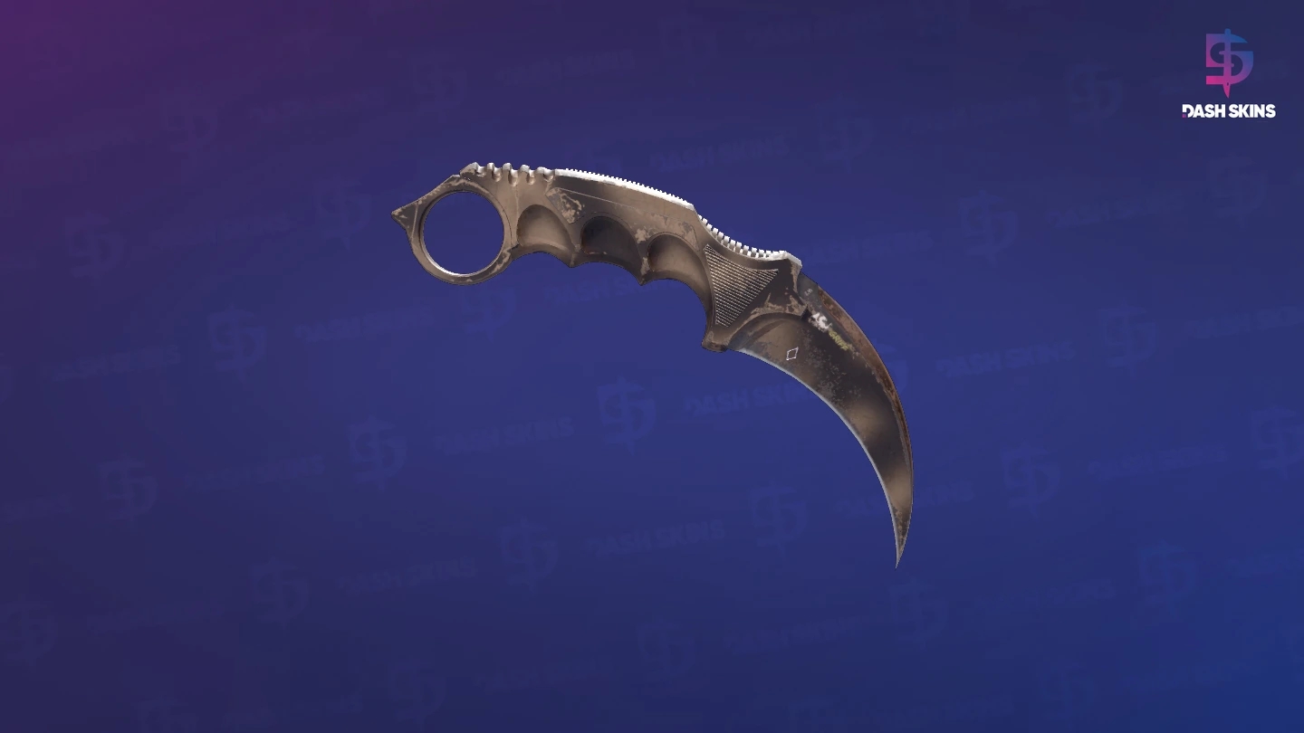 ★ StatTrak™ Karambit | Scorched (Well-Worn) Screenshot Playside