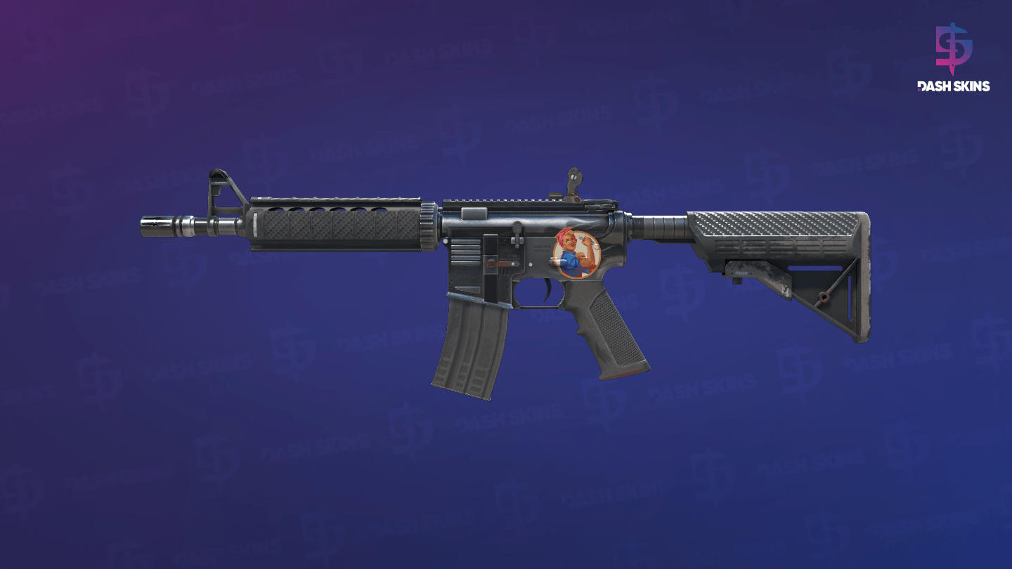 M4A4 | Magnesium (Battle-Scarred) Screenshot Playside