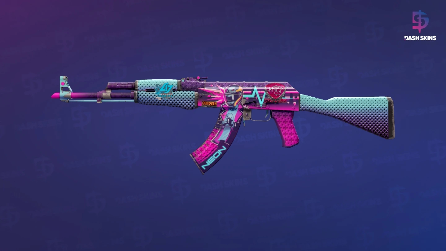 StatTrak™ AK-47 | Neon Rider (Field-Tested) Screenshot Playside