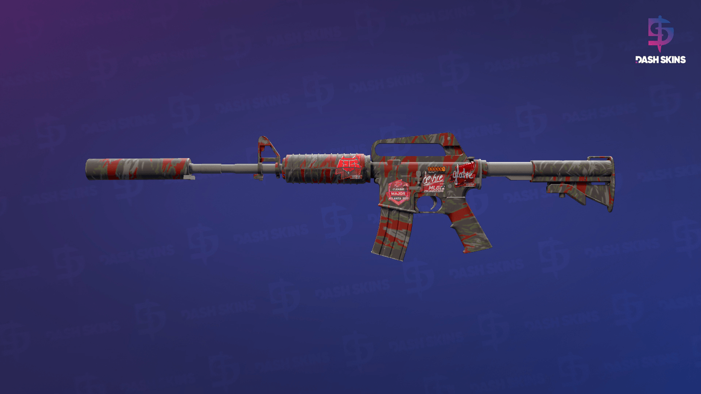 StatTrak™ M4A1-S | Blood Tiger (Minimal Wear) Screenshot Playside