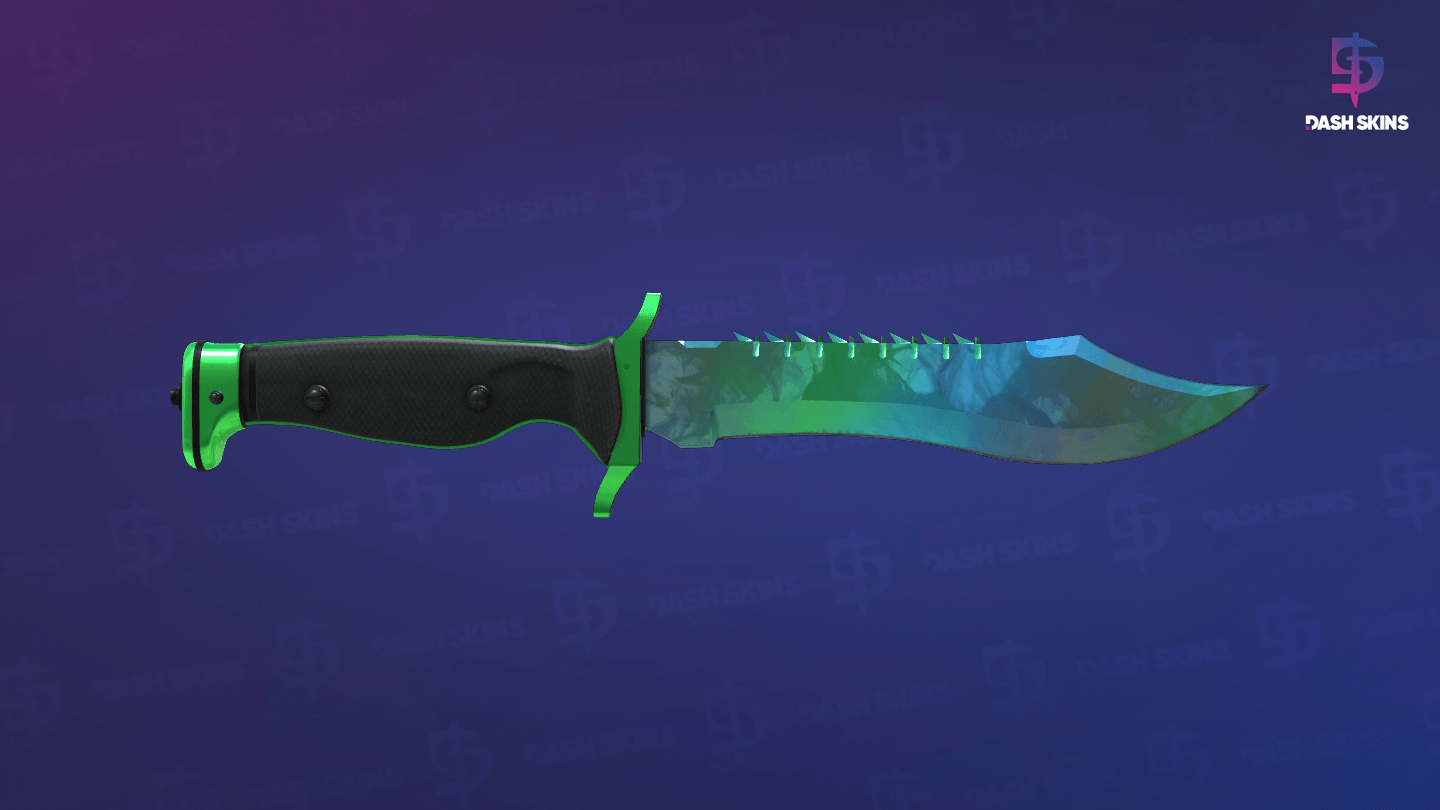 ★ Bowie Knife | Gamma Doppler (Factory New) - Phase 3 Screenshot Playside