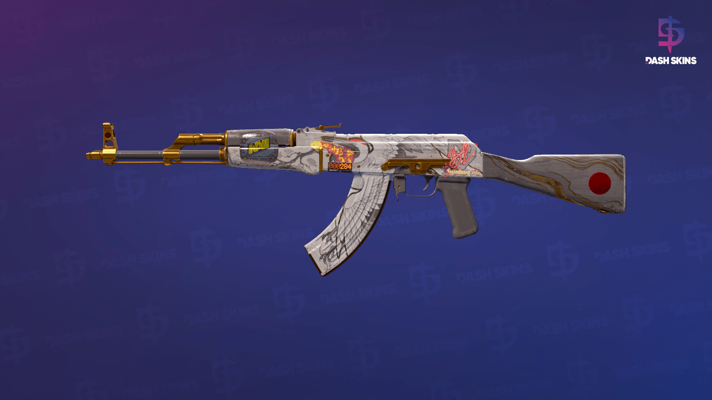 StatTrak™ AK-47 | Crane Flight (Well-Worn) Screenshot Playside