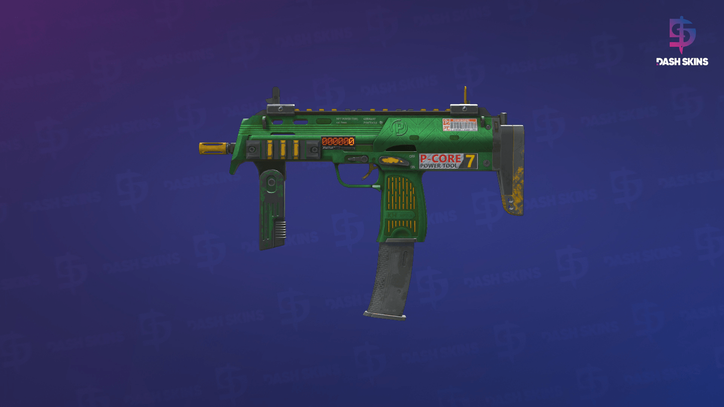 StatTrak™ MP7 | Powercore (Well-Worn) Screenshot Playside