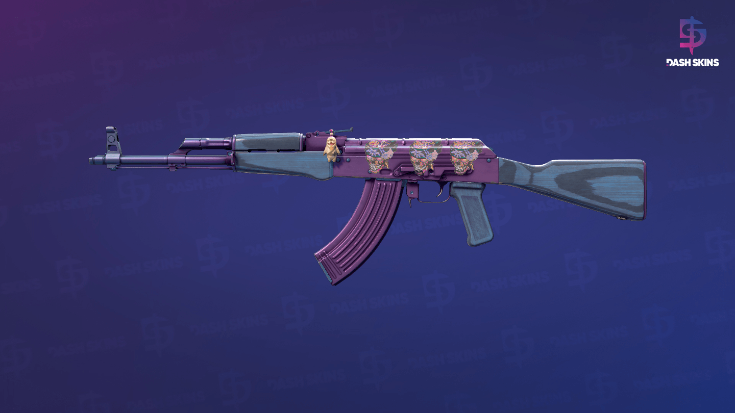 AK-47 | Midnight Laminate (Minimal Wear) Screenshot Playside