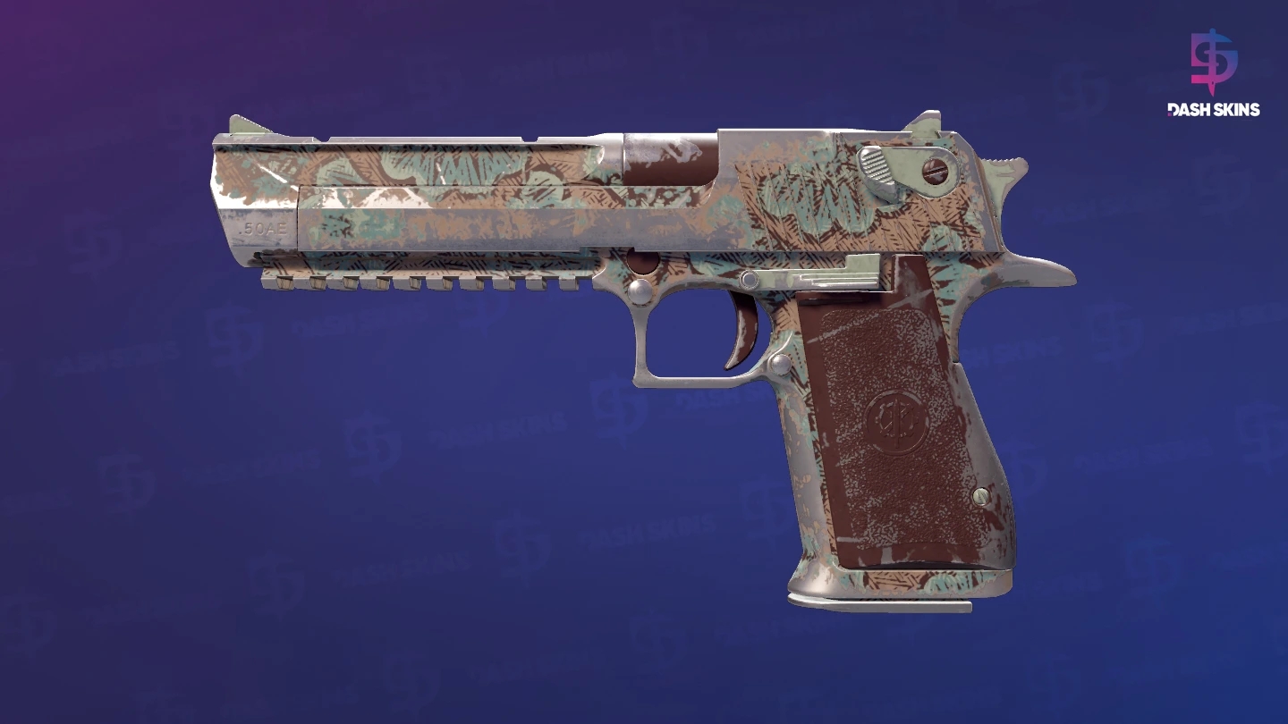 Desert Eagle | Mint Fan (Battle-Scarred) Screenshot Playside