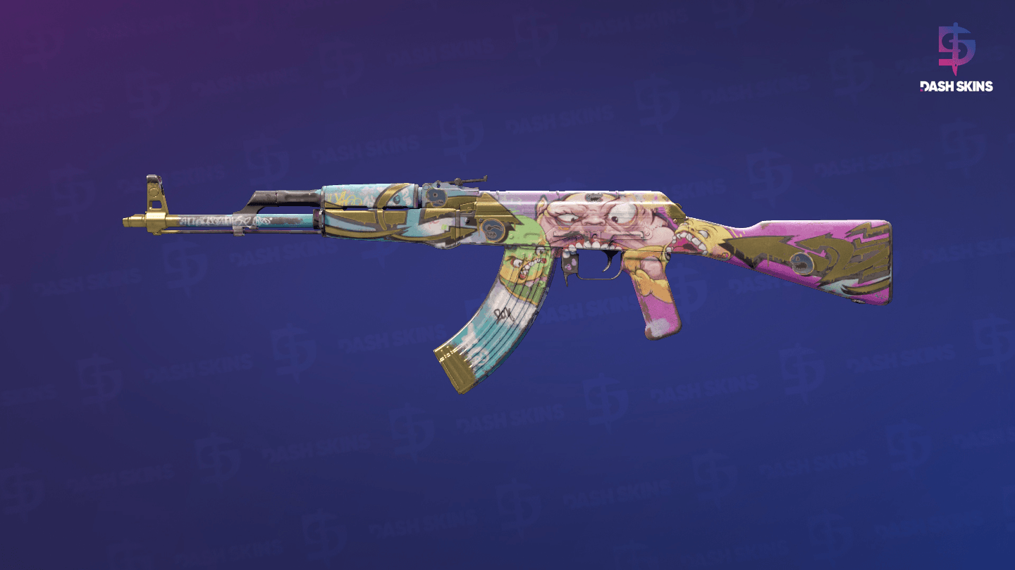 AK-47 | B the Monster (Battle-Scarred) Screenshot Playside