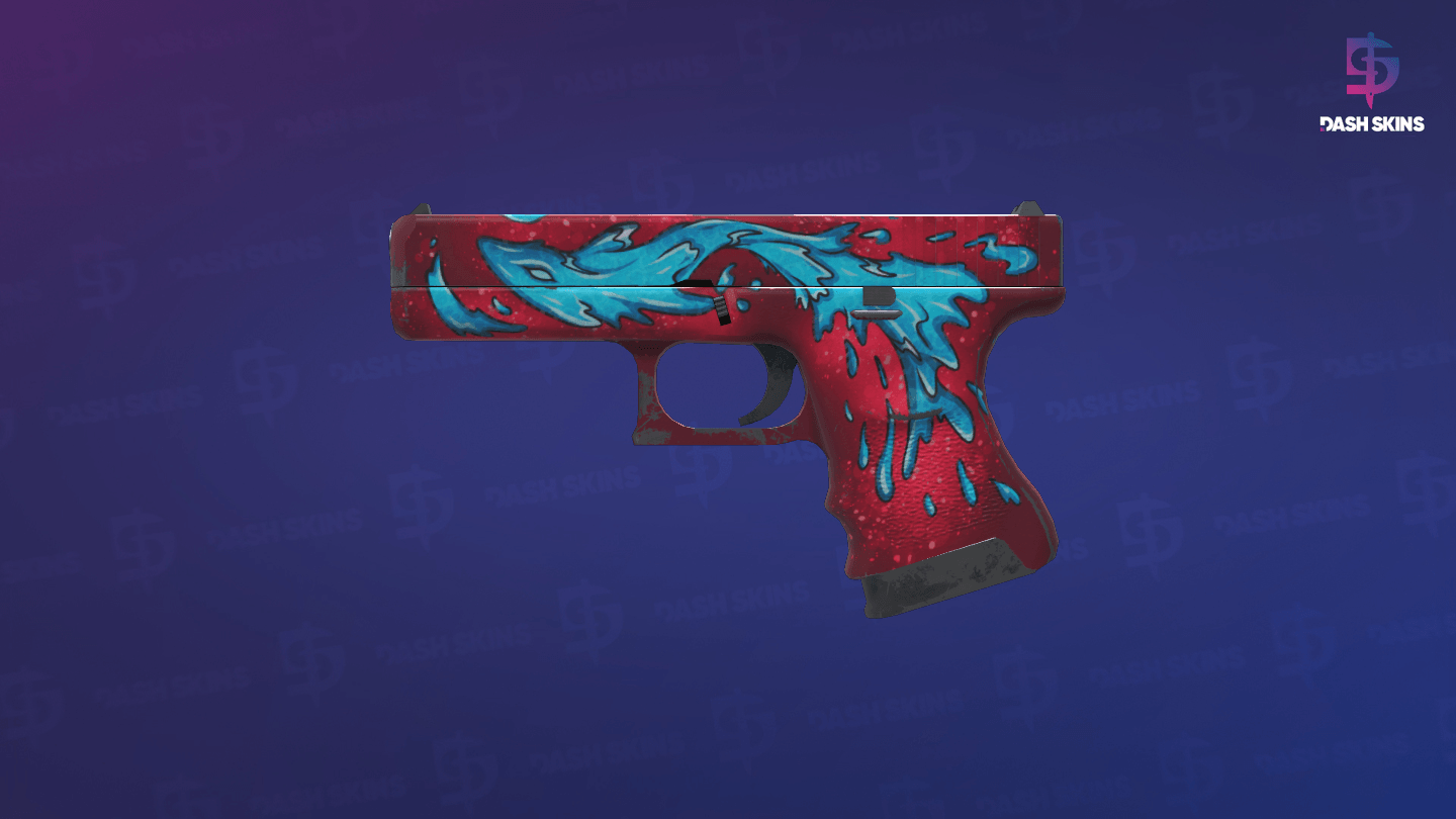 Glock-18 | Water Elemental (Field-Tested) Screenshot Playside