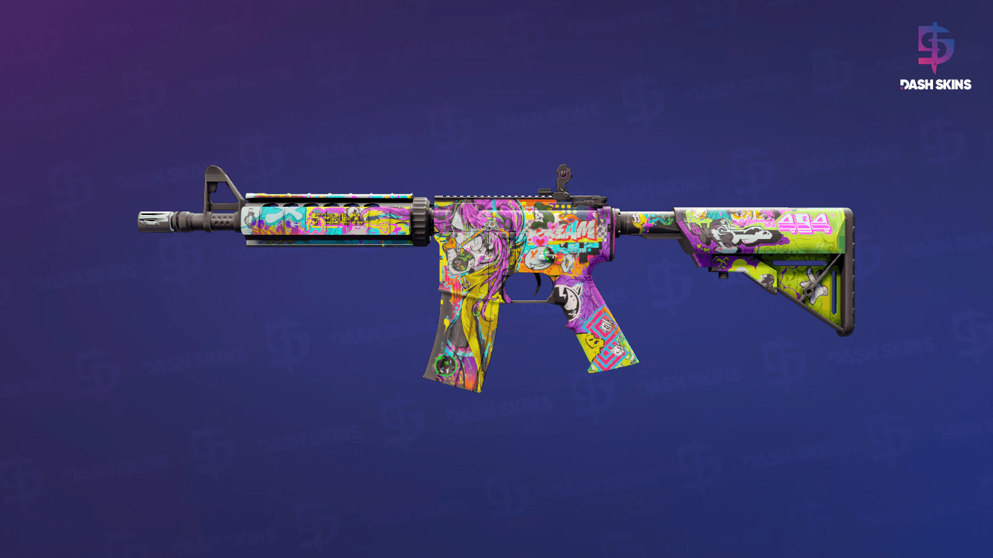 M4A4 | In Living Color (Field-Tested) Screenshot Playside