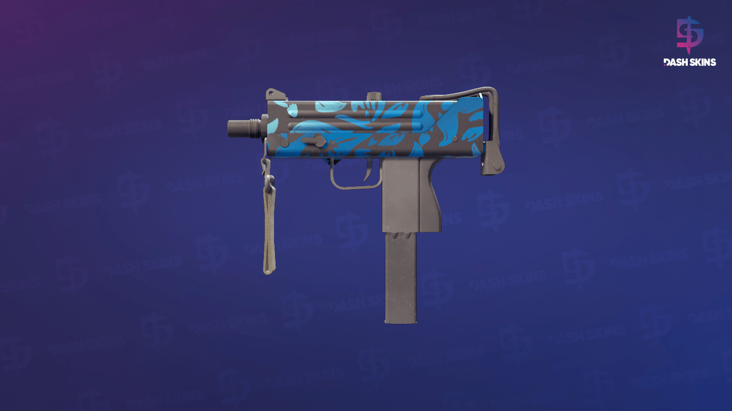 MAC-10 | Oceanic (Field-Tested) Screenshot Playside