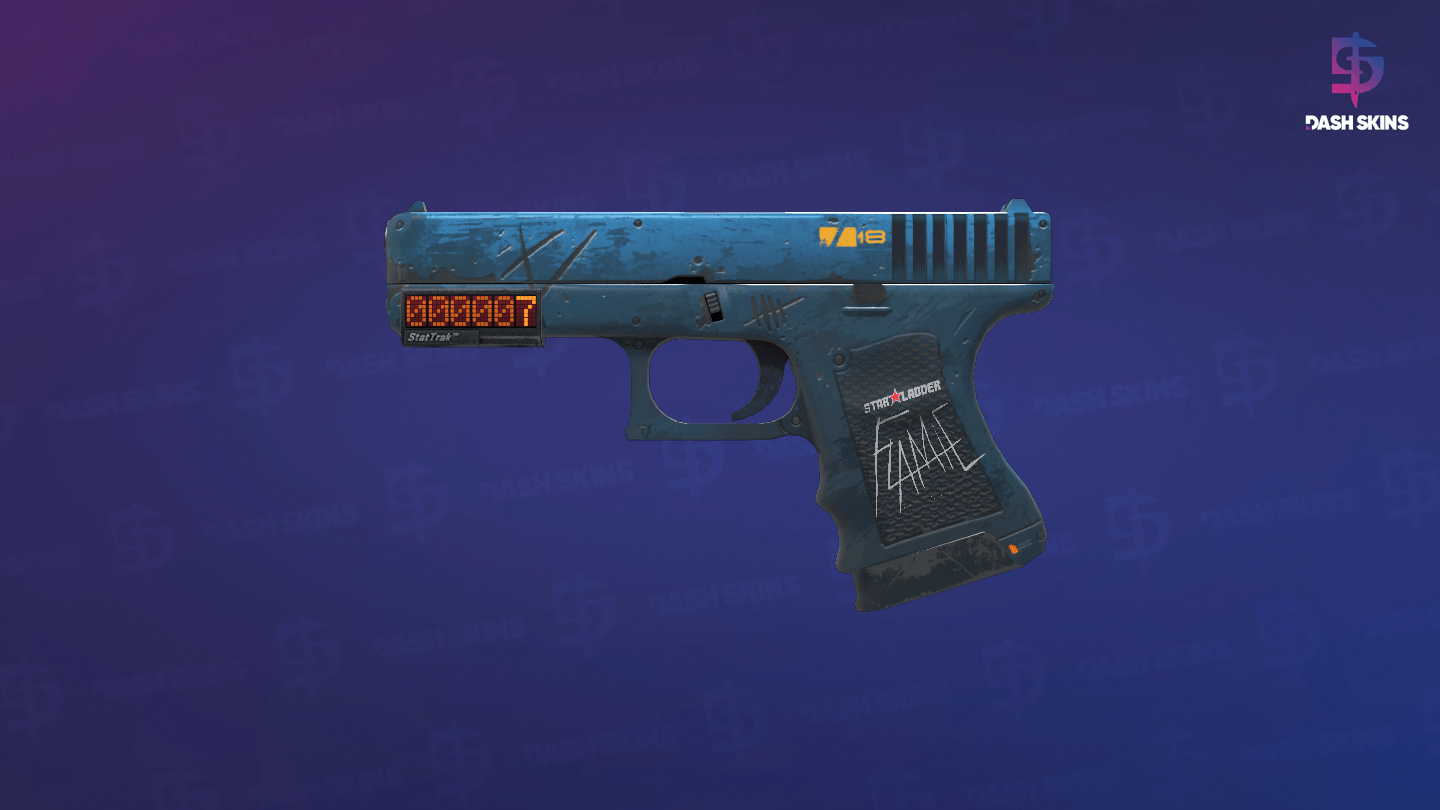 StatTrak™ Glock-18 | Off World (Field-Tested) Screenshot Playside
