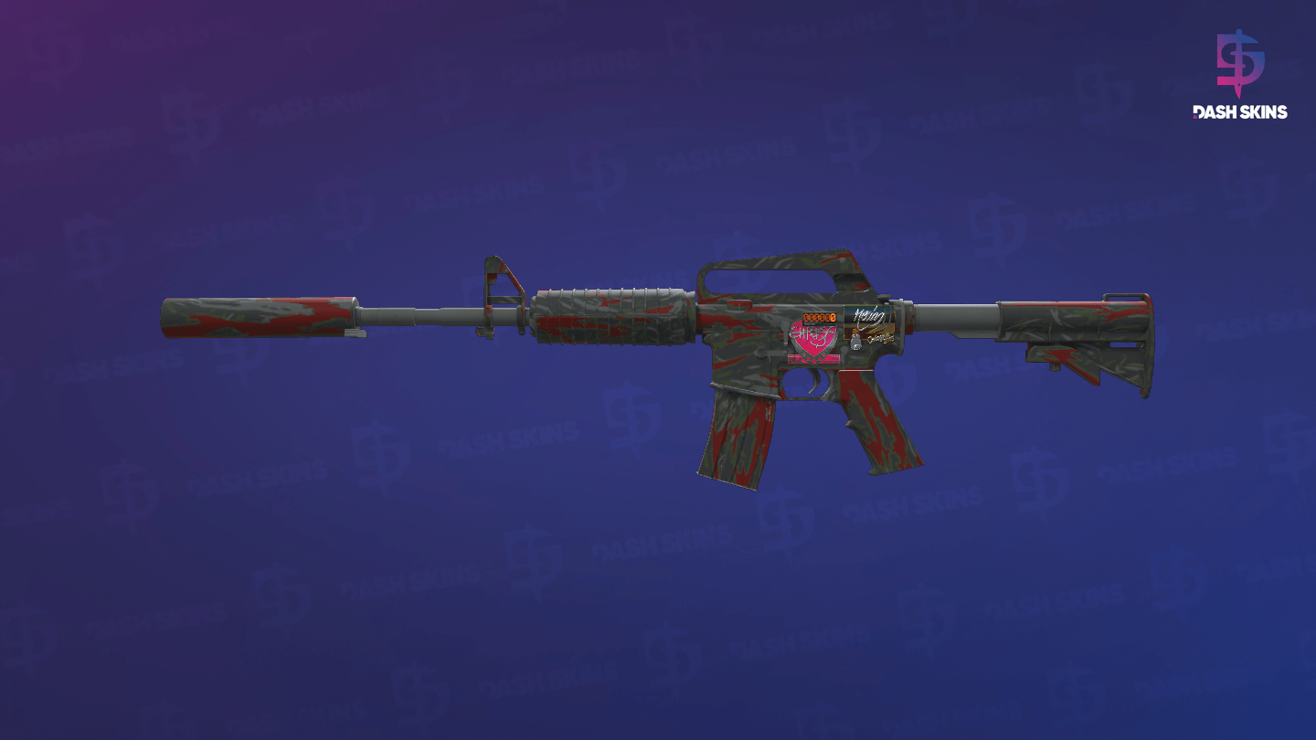 StatTrak™ M4A1-S | Blood Tiger (Minimal Wear) Screenshot Playside