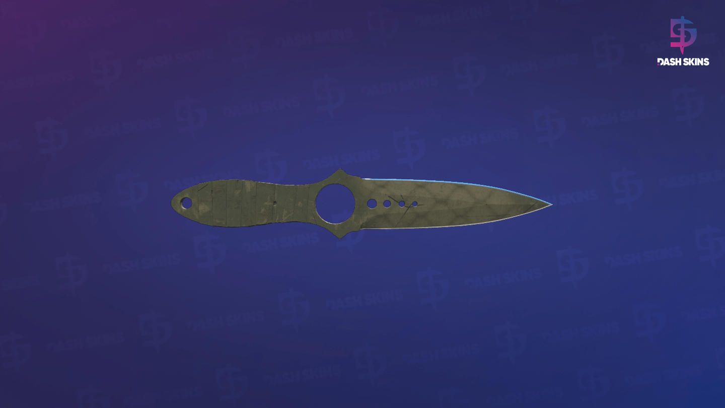 ★ Skeleton Knife | Safari Mesh (Battle-Scarred) Screenshot Playside
