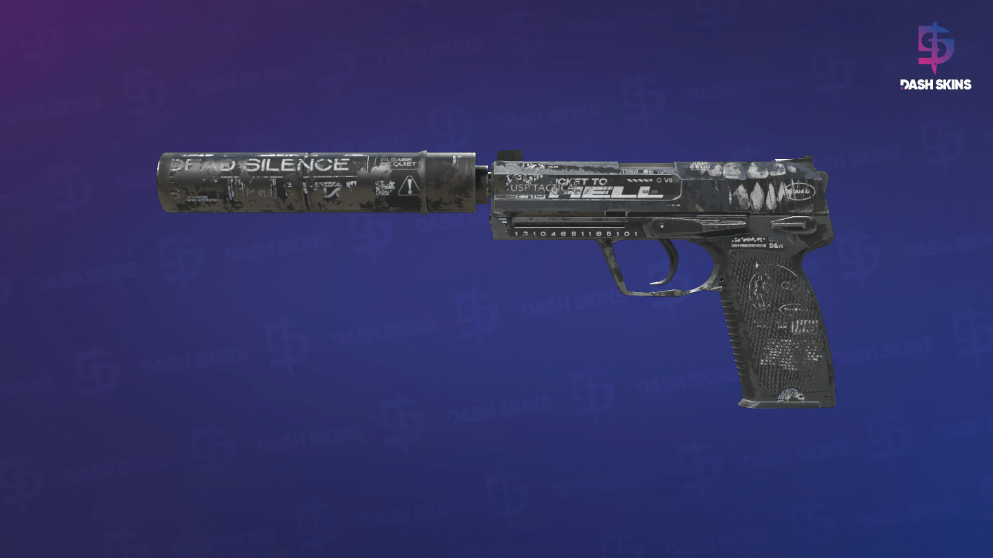 USP-S | Ticket to Hell (Battle-Scarred) Screenshot Playside