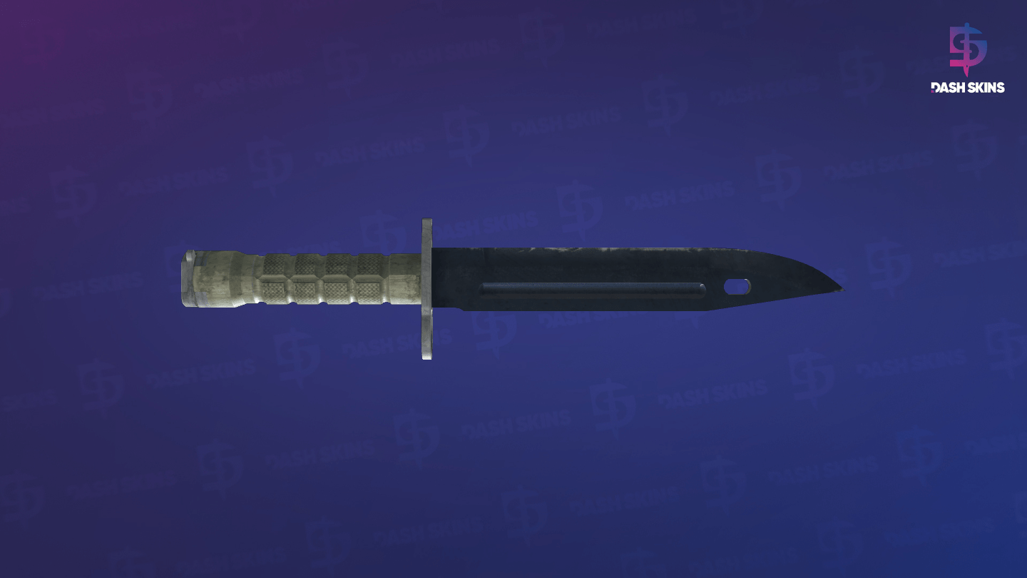 ★ Bayonet | Blue Steel (Well-Worn) Screenshot Playside
