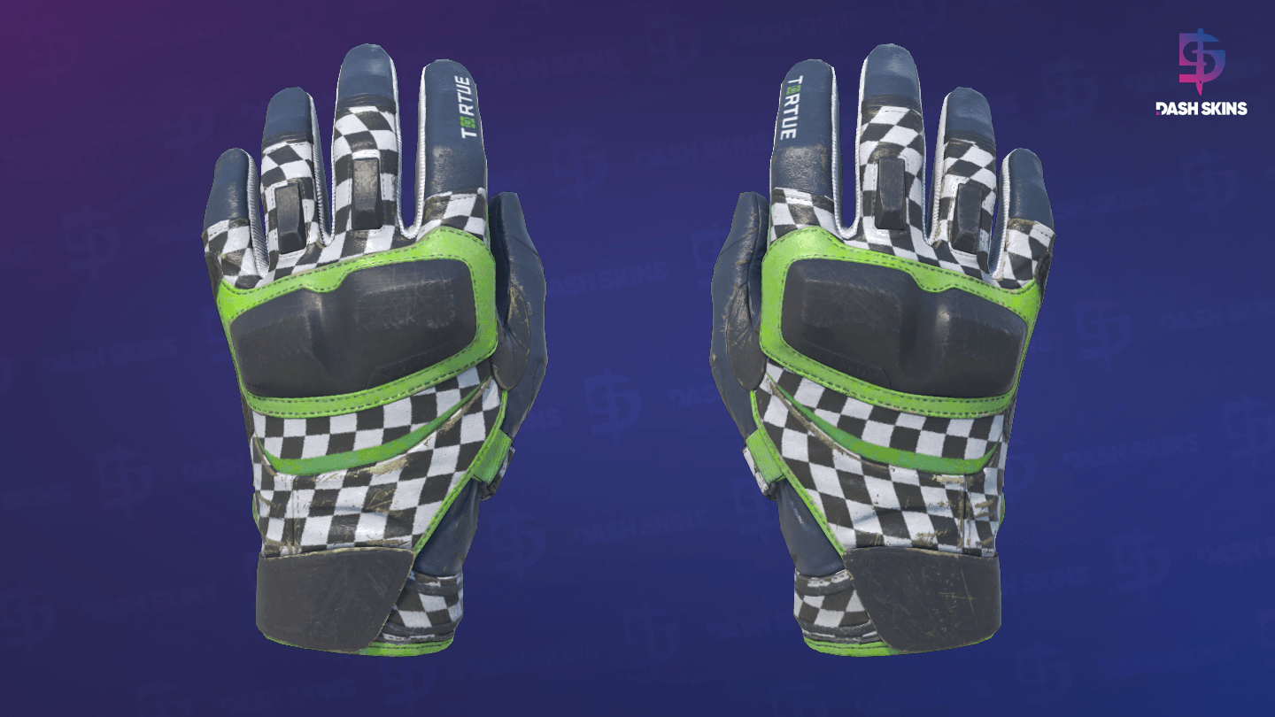 ★ Moto Gloves | Finish Line (Field-Tested) Screenshot Playside