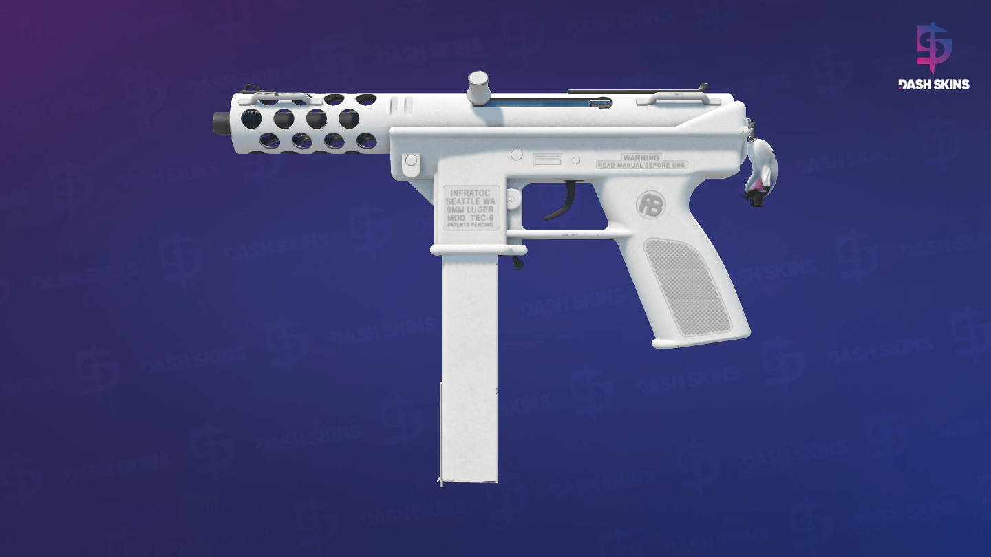 Tec-9 | Whiteout (Minimal Wear) Screenshot Playside