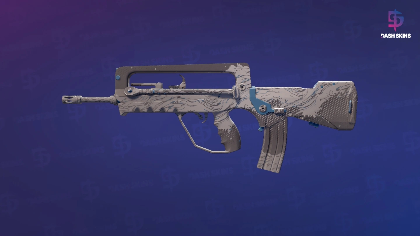 FAMAS | Halftone Wash (Minimal Wear) Screenshot Playside